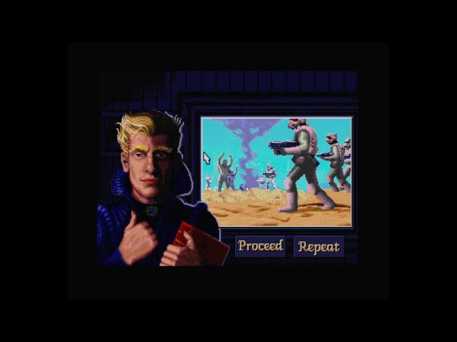 Acorn Archimedes: Dune II Intro and first mssion