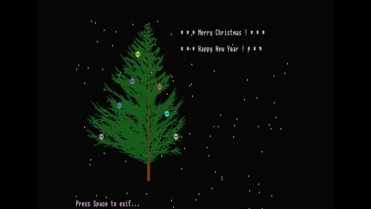 Acorn Achimedes: BBC BASIC Christmas Tree
