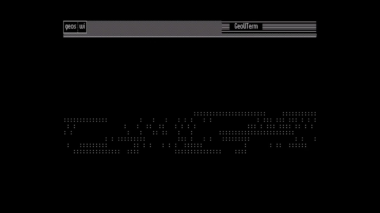 C128: GeoUTerm and Ultimate Term demo
