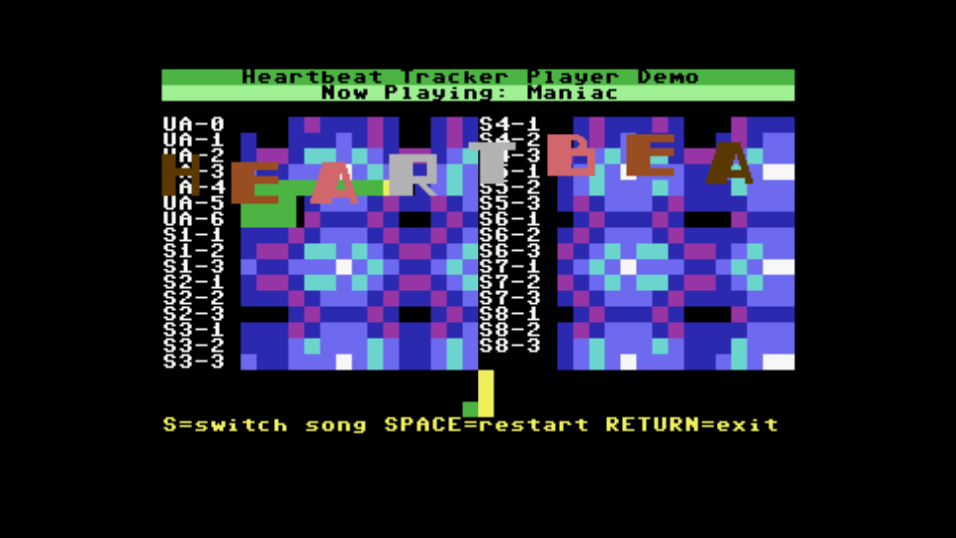 heartbeat-demo: Porting a Licensed C64 Tracker Player to C