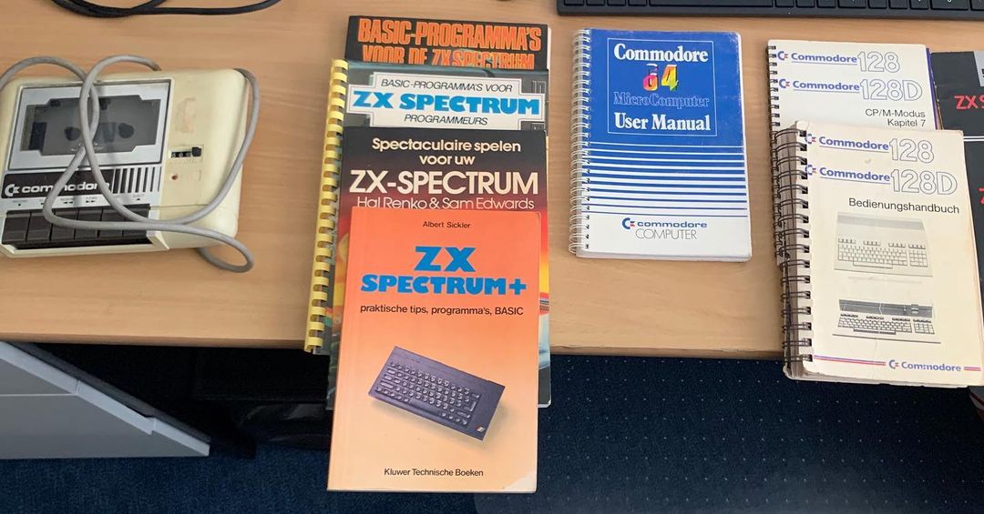 Some stuff from my parents attic... #retro #commodore #c64 #c128d #sinclair #zxspectrum