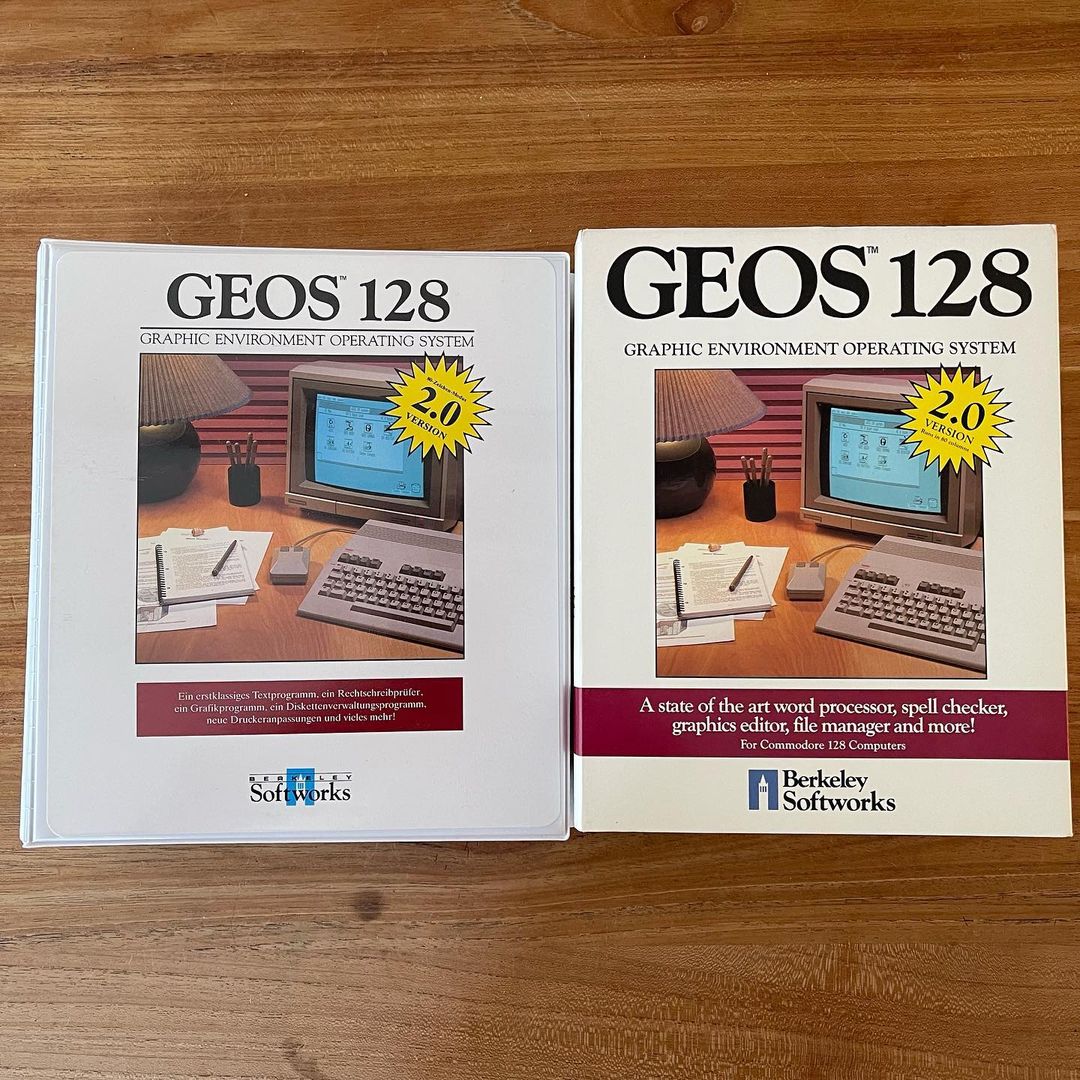 Finally the GEOS128 2.0 manual. Both the German and English version.
#retro #8bit #commodore #commodore128 #geos128