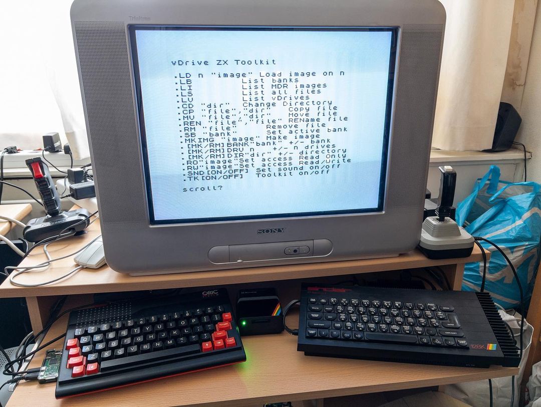 vDrive ZX is working! An SD card based emulation of the real Sinclair Microdrive.
#retro #8bit #sinclair #zxspectrum128k #vdrivezx