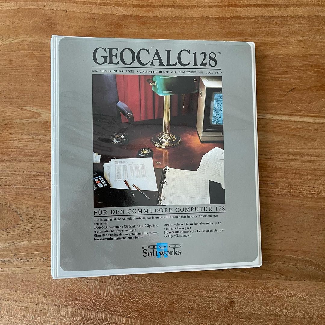 GeoCalc128. Alas without original disk.
#retro #8bit #commodore #commodore128 #geos #geos128 #geocalc #geocalc128