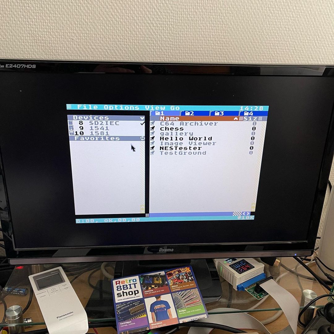 C64OS arrived. A new OS for the Commodore 64. Here running on my Ultimate 64 with SD2IEC and 1351 mouse.
#8bit #retro #commodore #commodore64 #c64os