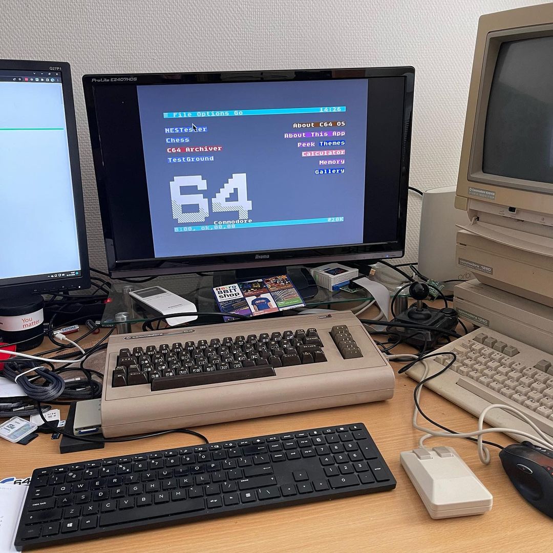 C64OS arrived. A new OS for the Commodore 64. Here running on my Ultimate 64 with SD2IEC and 1351 mouse.
#8bit #retro #commodore #commodore64 #c64os